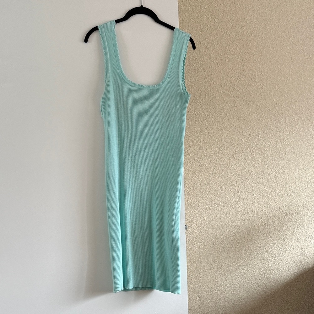 Vero Moda Light Green Knit dress